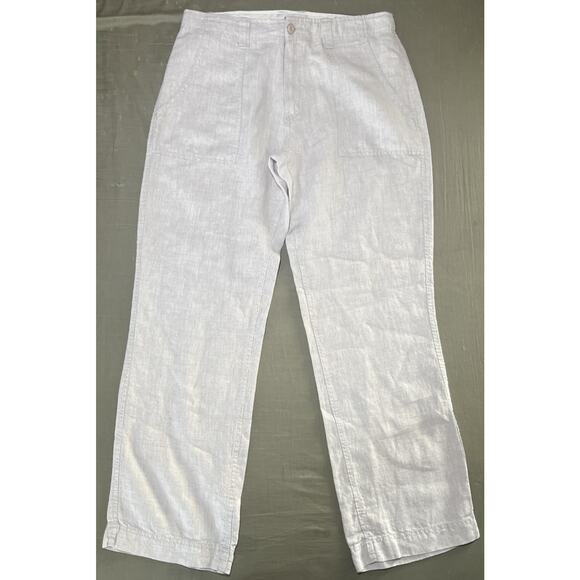 NEW Old Navy 100% Linen Pants Women Size S Wide Leg High Waist Beach Loose Fit - Picture 1 of 8